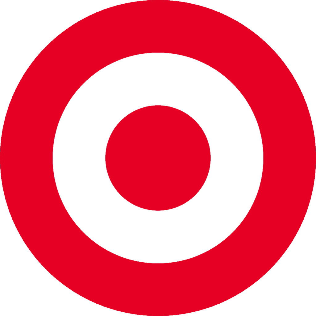 Target code. Constant target logo. Rad icon logo.